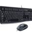 LOGITECH MK120 Kablolu Klavye Mouse MM Set Siyah USB (920-002560)