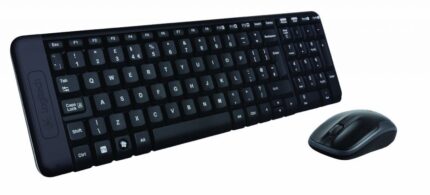 LOGITECH MK220 Kablosuz Klavye Mouse Set Siyah (920-003163)