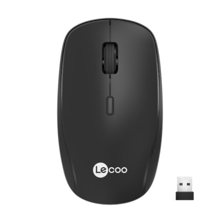 LECOO WS203 SİYAH KABLOSUZ 2400DPI 4 TUŞLU OPTİK MOUSE