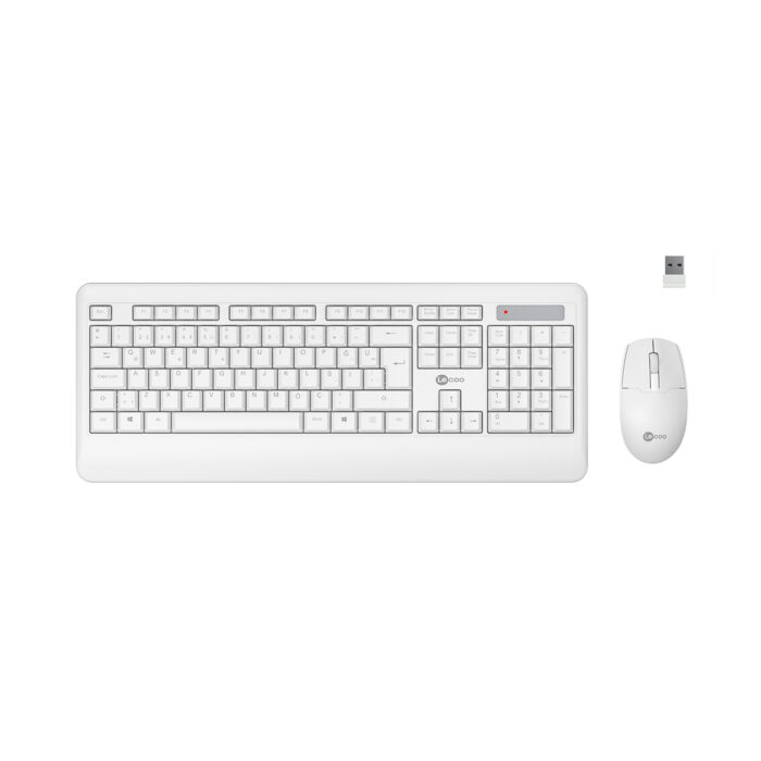 LECOO KW202 BEYAZ KABLOSUZ KLAVYE & MOUSE SET