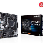 ASUS PRIME B450M-K II AMD AM4 4400MHz (OC) DDR4 VGA DVI-D HDMI M.2 mATX Anakart