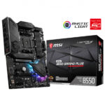 MSI MPG B550 GAMING PLUS AM4 DDR4 4400(OC) HDMI DP M.2 USB3.2 RGB ATX