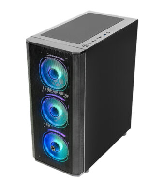 FRISBY CM-105 SIYAH 650W 80+ DOUBLE ARGB GAMING MESH KASA