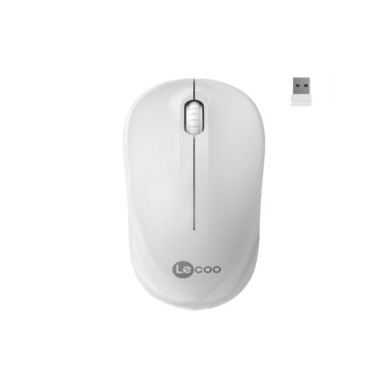 LECOO WS206 BEYAZ KABLOSUZ 1200DPI 3 TUŞLU OPTİK MOUSE