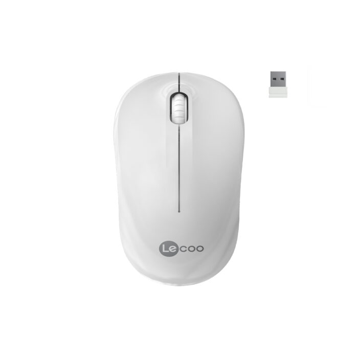 LECOO WS206 BEYAZ KABLOSUZ 1200DPI 3 TUŞLU OPTİK MOUSE