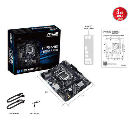 ASUS PRIME H510M-F R3.0 Intel H470 LGA1200 DDR4 HDMI M2 USB3.2 5X PROTECT mATX