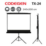 CODEGEN TX-24 AYAKLI (Tripod) 240X200 Projeksiyon Perdesi