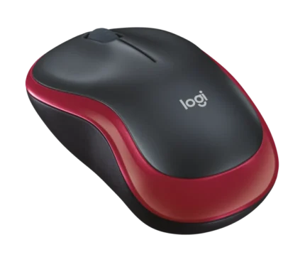 LOGITECH M185 Kırmızı-Gri Kablosuz Mouse (910-002237)