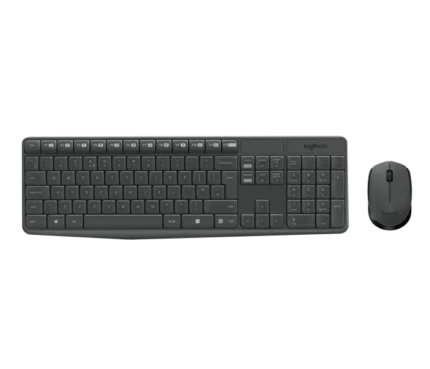 LOGITECH MK235 Kablosuz Klavye Mouse MM Set Siyah (920-007925)