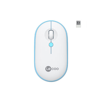 LECOO WS212 MAVİ KABLOSUZ 1600DPI 4 TUŞLU OPTİK MOUSE