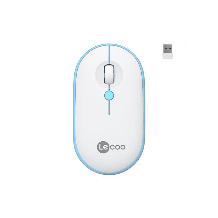 LECOO WS212 MAVİ KABLOSUZ 1600DPI 4 TUŞLU OPTİK MOUSE