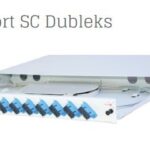 Full Set 4 Fiberli SM SC DX 1U Rack Tipi Fiber Panel