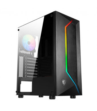 MSI MAG VAMPIRIC 100R Temperli Cam  1 x A-RGB Fan 1 x 120mm Fan ATX Gaming Bilgi