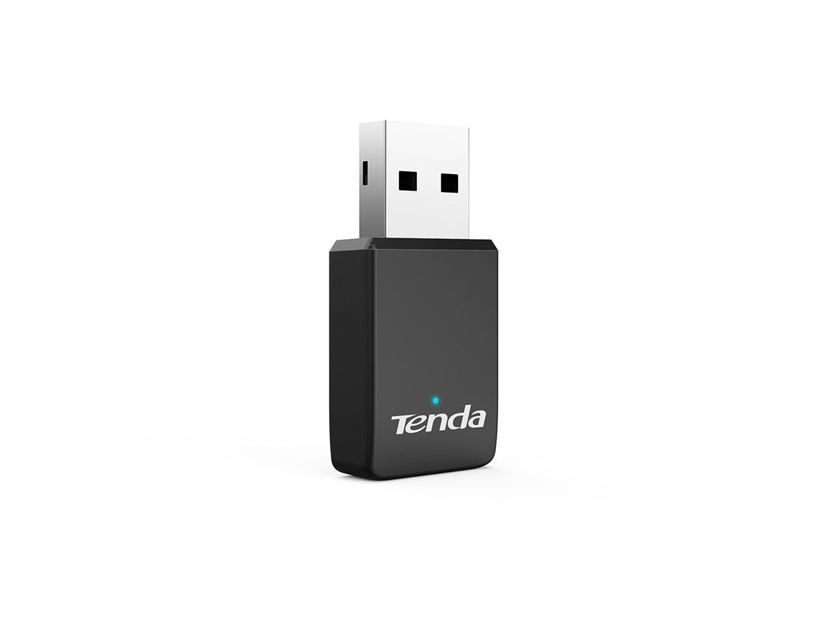 46936 TENDA U9 200Mbps+433Mbps AC650 Wireless Dual Band Auto-Install USB Adapter - KAR46936 - Görsel 1