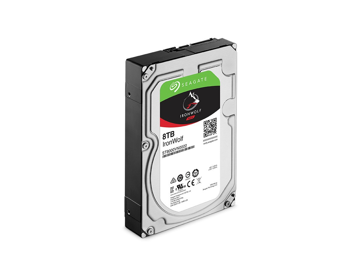 48363 SEAGATE IRONWOLF 8 TB 7200RPM 256MB 7/24 1-8 Yuvalı Nas için - KAR48363 - Görsel 1
