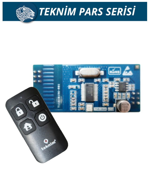 52134 TEKNİM TSC-5717 Uzaktan Kumanda Modülü + Kumanda ( PARS Serisi TSK-571X için ) - KAR52134 - Görsel 1