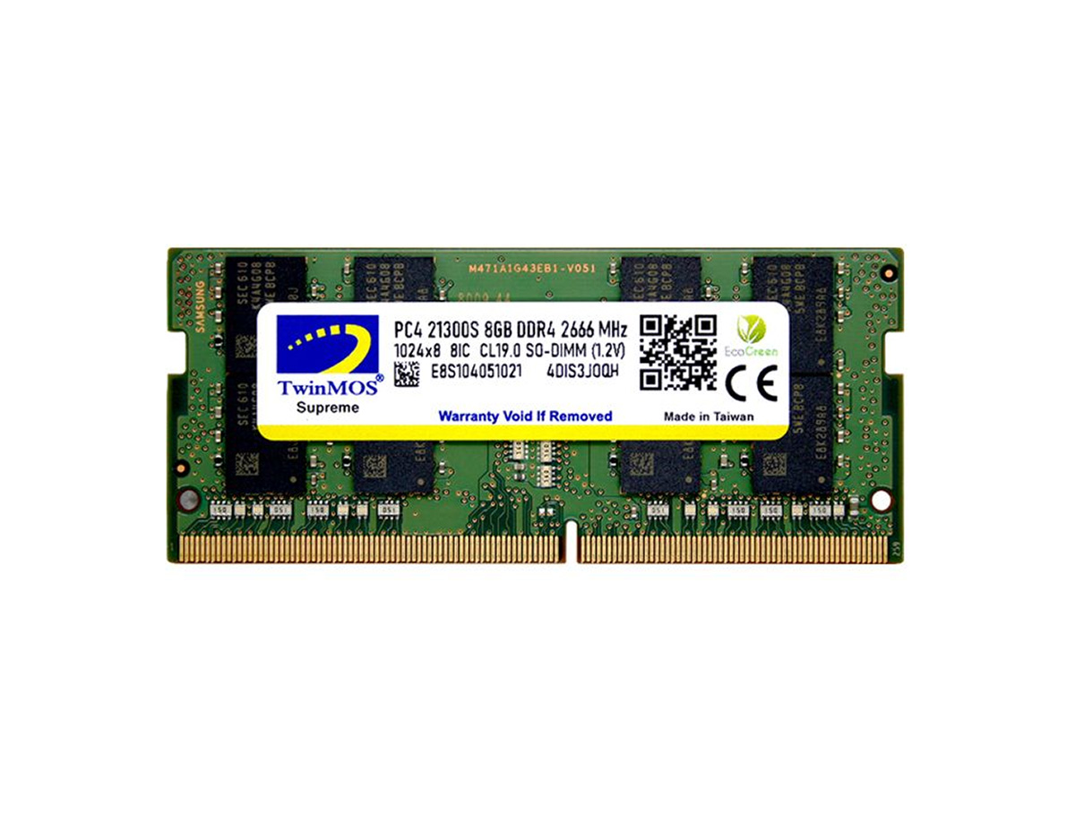 54171 TwinMOS Sodimm 8 GB 2666MHz DDR4 Notebook Ram - KAR54171 - Görsel 1