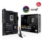 ASUS TUF GAMING B760-PLUS WIFI D4 Intel B760 LGA1700 DDR4 5333 DP HDMI 3x M2 USB - KAR57810 - Görsel 2