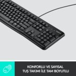 LOGITECH K120 Q TR KABLOLU KLAVYE (920-002505) - KAR34257 - Görsel 3
