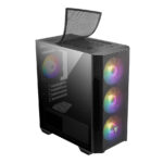 MSI MAG FORGE M100R Temperli Cam 3x120mm 1x120mm ARGB Fan mATX Gaming Bilgisayar - KAR58371 - Görsel 6