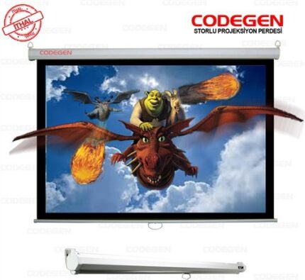 CODEGEN AX-18 180x180 Storlu Projeksiyon Perdesi - KAR29405
