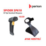 PERKON SPIDER SP610 USB 1D-2D (Karekod) Okuyucu (Ayak Dahil) - KAR48787