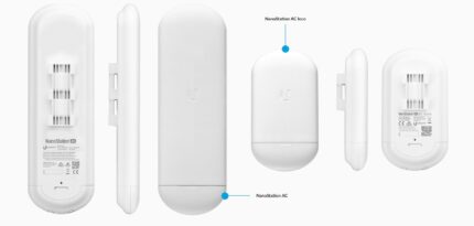 UBNT NanoStation NS-5AC 5GHz 450+ Mbps 15+ Km Outdoor airMAX AC Access Point - KAR50496