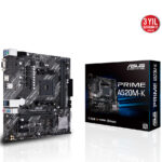 ASUS PRIME A520M-K AMD A520 AM4 DDR4 4400 HDMI VGA M2 USB3.2 mATX - KAR52083