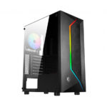 MSI MAG VAMPIRIC 100R Temperli Cam  1 x A-RGB Fan 1 x 120mm Fan ATX Gaming Bilgi - KAR53461