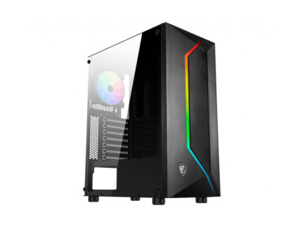 MSI MAG VAMPIRIC 100R Temperli Cam  1 x A-RGB Fan 1 x 120mm Fan ATX Gaming Bilgi - KAR53461