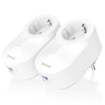 TENDA PH6 AV1000 Gigabit Passthrough Powerline Adapter Kit - KAR53782