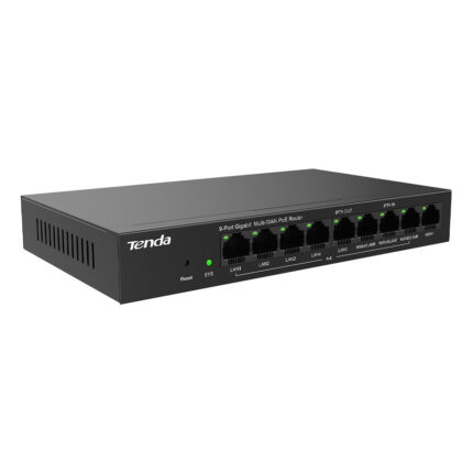 TENDA G0-8G-POE 9 Port Gigabit Ethernet PoE Router - KAR59510