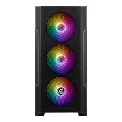 MSI MAG FORGE M100A Akrilik yan panel 3x120mm 1x120mm Auto RGB Fan mATX Gaming B - KAR57395