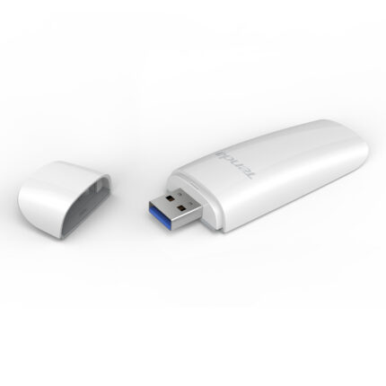 TENDA U18 AX1800 Wi-Fi 6 Çift Bantlı USB Adaptörü - KAR57393