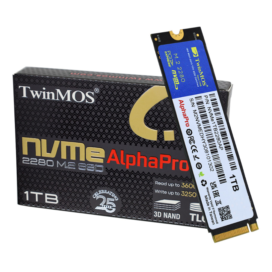 VsKUpsZe2Rfh29FjjOByc3CmmOTBhaZbnHJWC9ZN TwinMOS 1TB M.2 PCIe Gen3 NVMe (3600-3250Mb/s) TLC 3DNAND - KAR58408 - Görsel 1