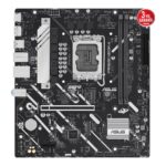 ASUS PRIME H810M-A-CSM LGA1851 DDR5 6400 Çift M2 USB3.2 AURA RGB mATX - KAR61889 - Görsel 3
