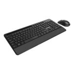 EVEREST KM-9676 SİYAH MM Tablet-Telefon Standlı Kablosuz Klavye + Mouse Set - KAR61580 - Görsel 3