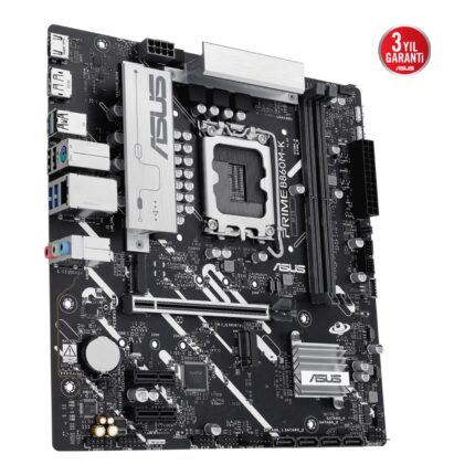 ASUS PRIME B860M-K Intel B860 LGA1851 DDR5 8800 Çift M2 AURA RGB 2.5Gbit LAN mAT - KAR61670