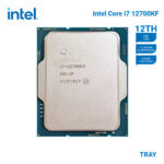 INTEL Alder Lake i7-12700KF TRAY VGA'sız Fansız 12 Core 3.6/5.0GHz 25MB LGA1700 - KAR61054