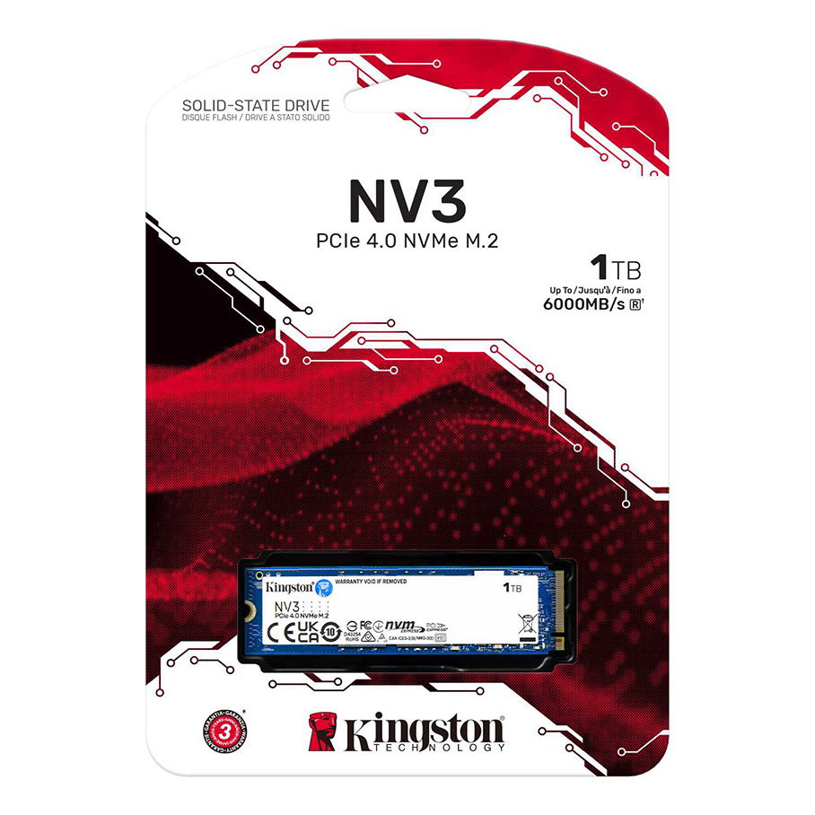 GdtC7M8zA7q2fidqWJp31DEkthXbDiKBJ5enArm8 KINGSTON SNV3S 1TB NV3 NVMe 6000/4000MB/s SNV3S/1000G (M.2 2280) - KAR60272 - Görsel 1