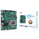 ASUS PRO H610T-CSM LGA1700 DDR5 5600 DP HDMI LVDS M2 USB3.2 Thin Mini ITX 7/24 - KAR62741 - Görsel 3