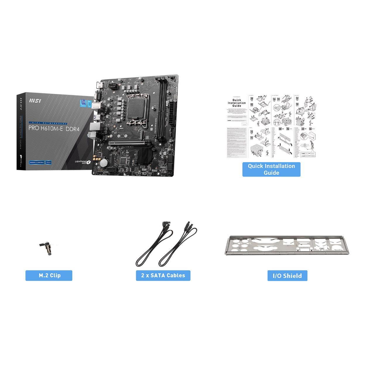 RbKAEksOl4jFjGEeKAy2B1YpublVk8ISzvaBg4bc MSI PRO H610M-E DDR4 SOKET 1700 DDR4 3200(OC) HDMI VGA M.2 USB3.2 1x 1G LAN mATX - KAR57379 - Görsel 1
