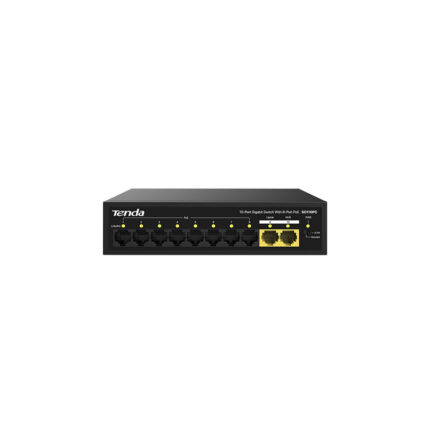 TENDA SG110PC 8GE PoE+ Port (100W), 2GE Uplink Desktop Switch - KAR62869