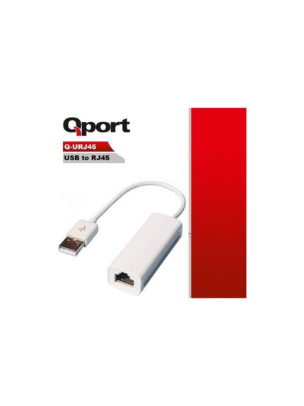 QPORT Q-URJ45 USB TO RJ45 ETHERNET - KAR63557