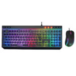 RAMPAGE KM-R57 Seraphic RGB Aydınlatmalı Q Gaming MM Klavye ve 12800DPI Mouse - KAR63990 - Görsel 2