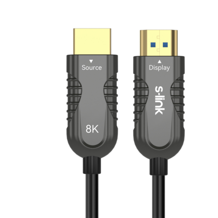S-LINK SL-HM8K020 HDMI TO HDMI 20m v2.1 8K 60 HZ 4K 120HZ Fiber Kablo - KAR65413