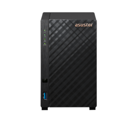 ASUSTOR AS1102TL Realtek RTD1619B, 2 Yuvalı, 1GB DDR4, 1GbE x1, USB 3.2 x1 - KAR64619