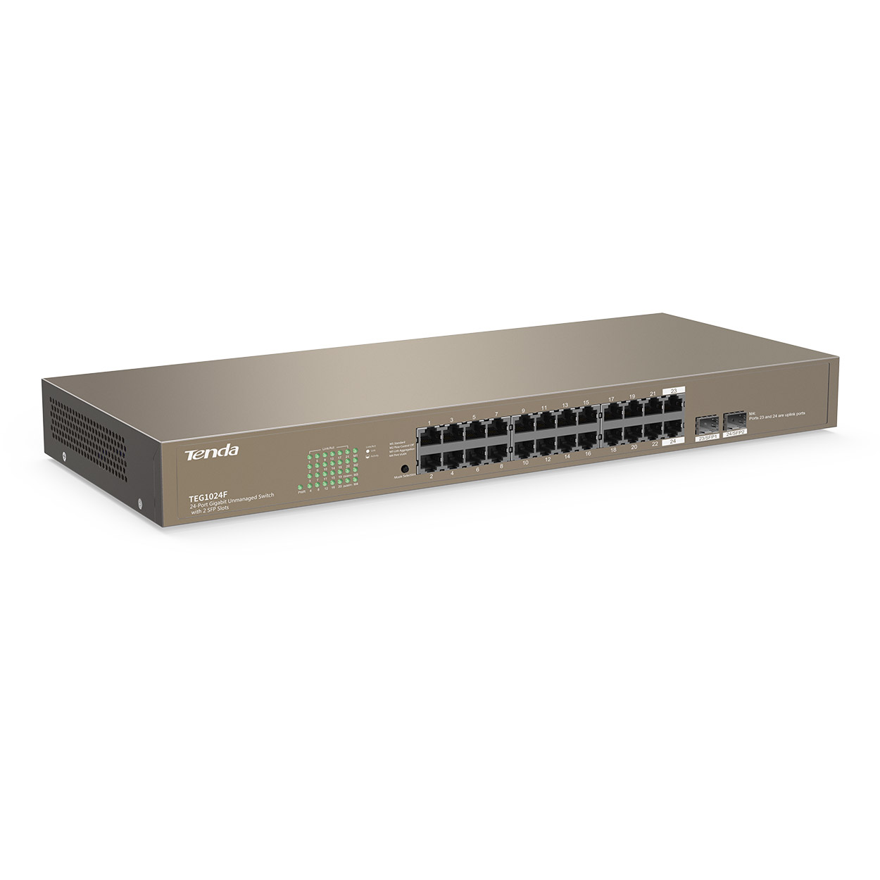 KNFJBWkUHoA5PGBnteStpnVnddSw2kZAxwzZbTe8 TENDA TEG1024F 22GE Port, 2xCombo SFP Switch - KAR57394 - Görsel 1