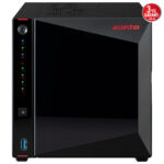 ASUSTOR AS5404T Intel N5105, 4 Yuvalı, 4GB DDR4(8GB Ram Desteği), M.2 x4, 2.5GbE - KAR64622 - Görsel 2