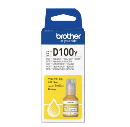 BROTHER BTD100Y Yellow Sarı Şişe Mürekkep 5.000 Sayfa (D100Y) - KAR63841